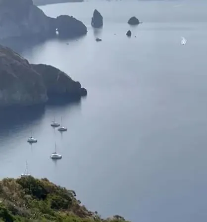 펜션 Scirocco Eolie With Sea View! *